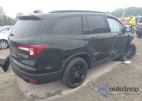 2020 Honda Pilot Awd Black Edition из США, поврежденный, VIN 5FNYF6H79LB004527